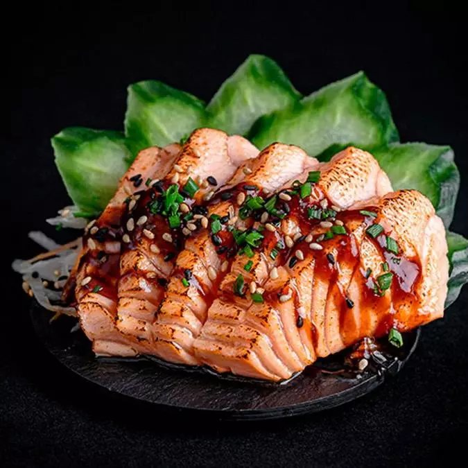 Sashimi Salmão Braseado