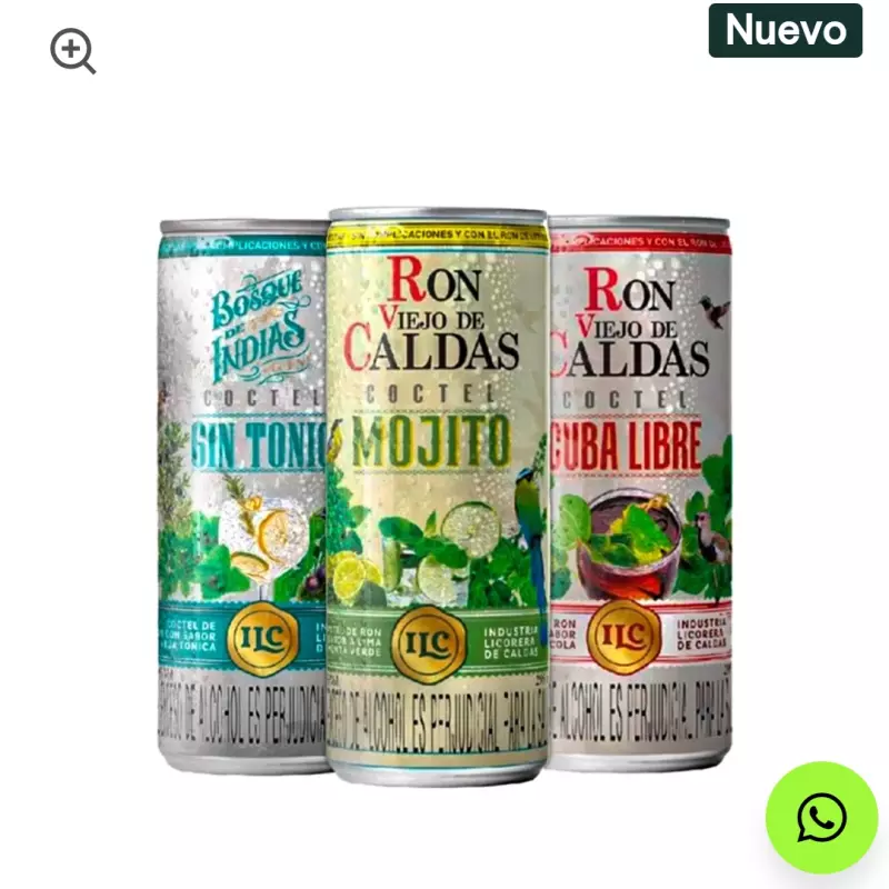 Cocktail Ron viejo de caldas