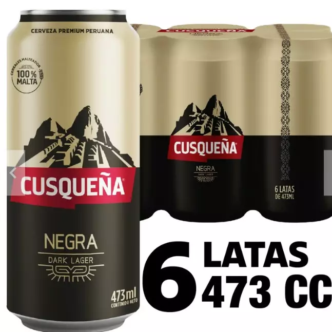 Sixpack Cusqueña Negra 473ML
