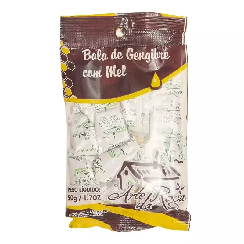 Bala de Gengibre com Mel – 50g