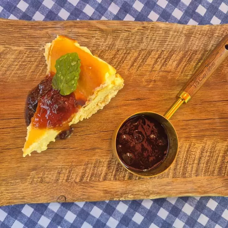 Tarta de queso crema