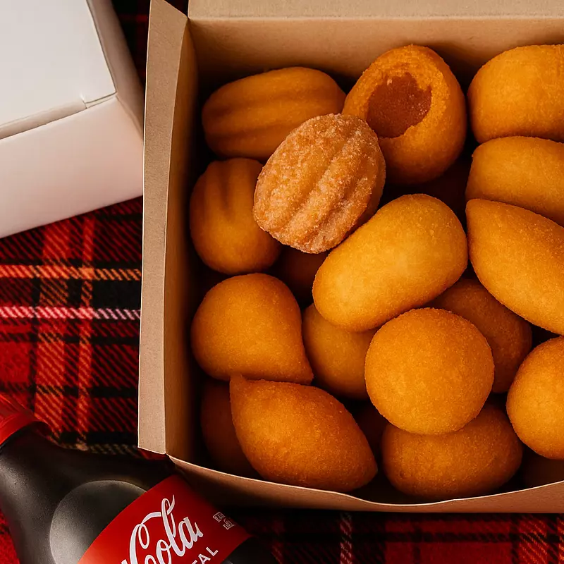 10 Unds mini salgados fritos