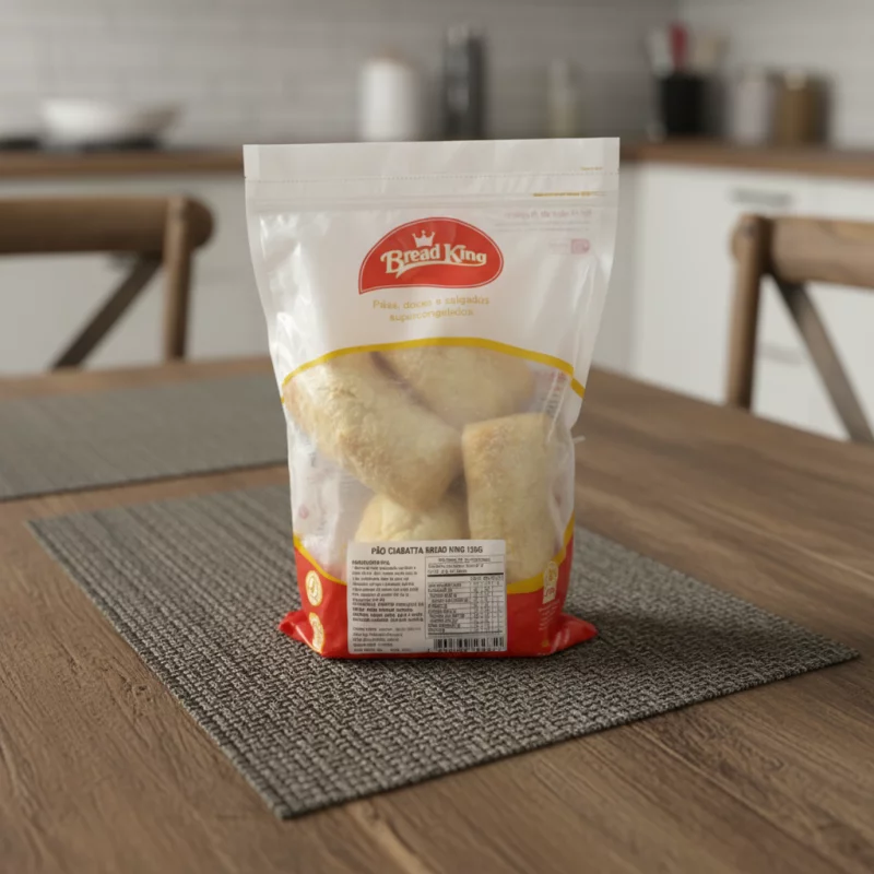 Pão ciabatta rústico