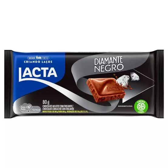Chocolate Lacta Diamante Negro - 80g