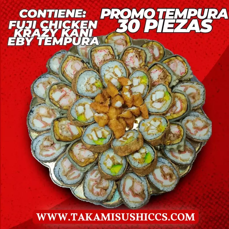 TEMPURA 30 PIEZAS (17€)