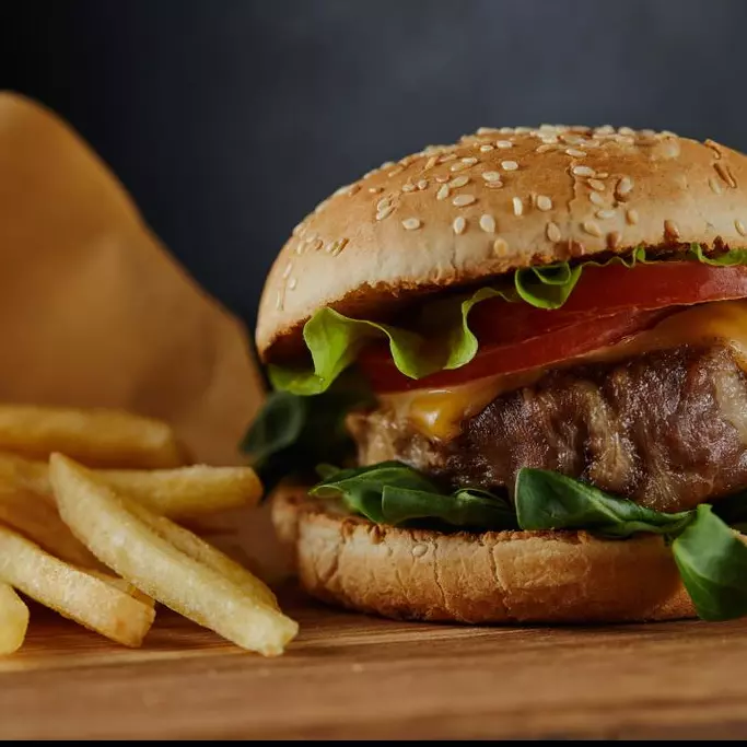 Hamburguesa c/fritas