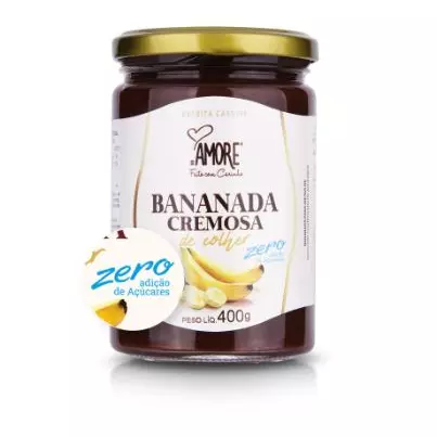 1541 - Bananada Cremosa Zero Açúcar