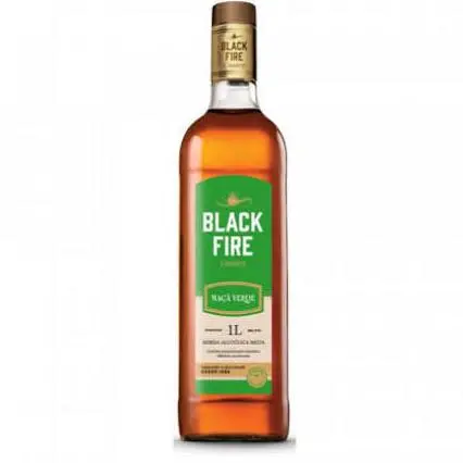 Black fire de maça verde