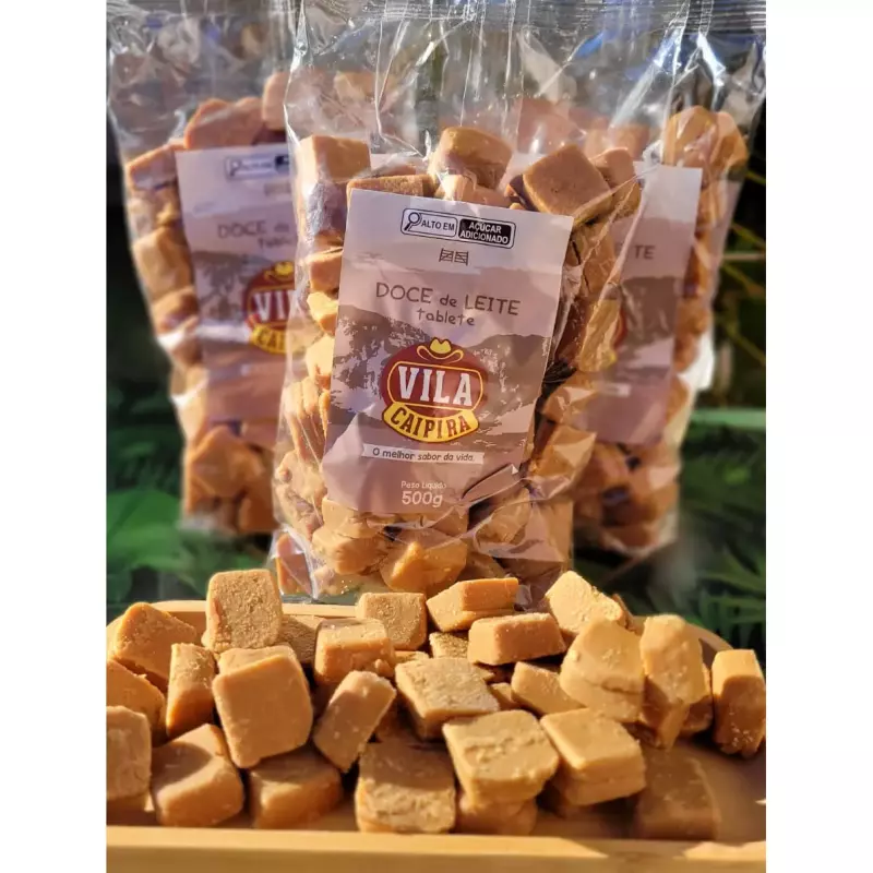 DOCE DE LEITE DE TABLETE SACO 500G