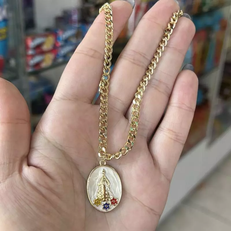 Collar cadena virgen del Valle