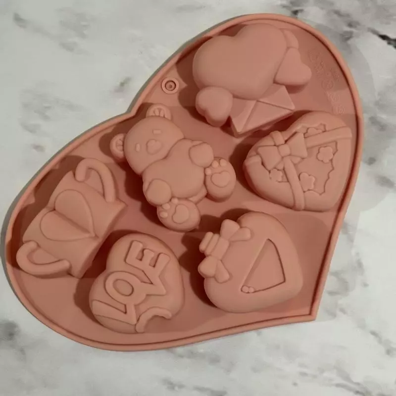 Molde silicona Love