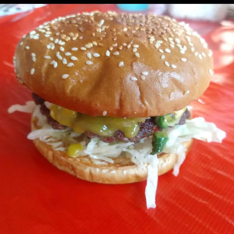 spicy burger🌶🌶🔥🔥