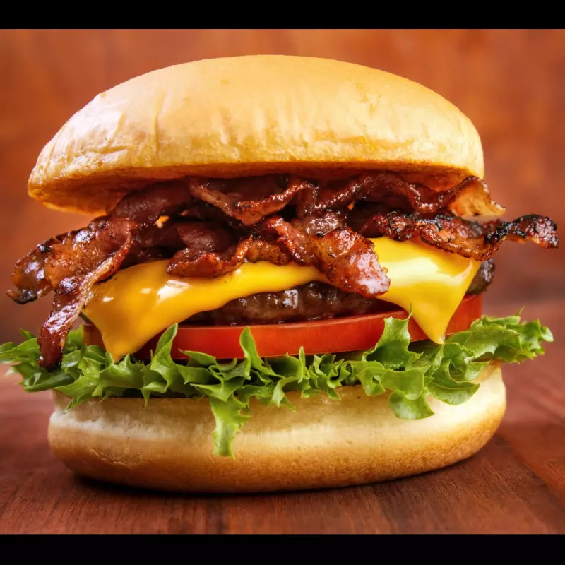 Orange Burger Bacon BBQ