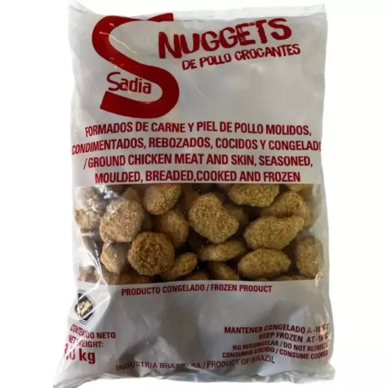 Nuggets de pollo Sadia 3kilos