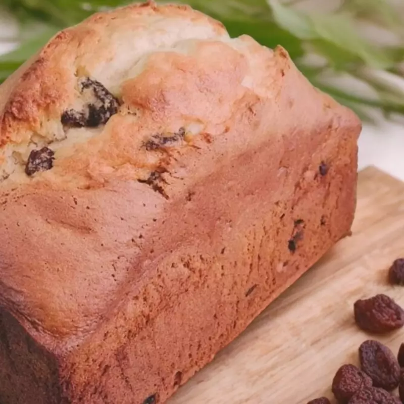 Keke de ron con pasas 🥃🍇