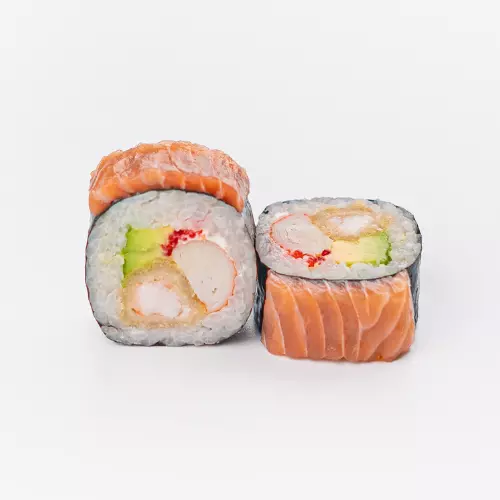 Futomaki ebi saumon