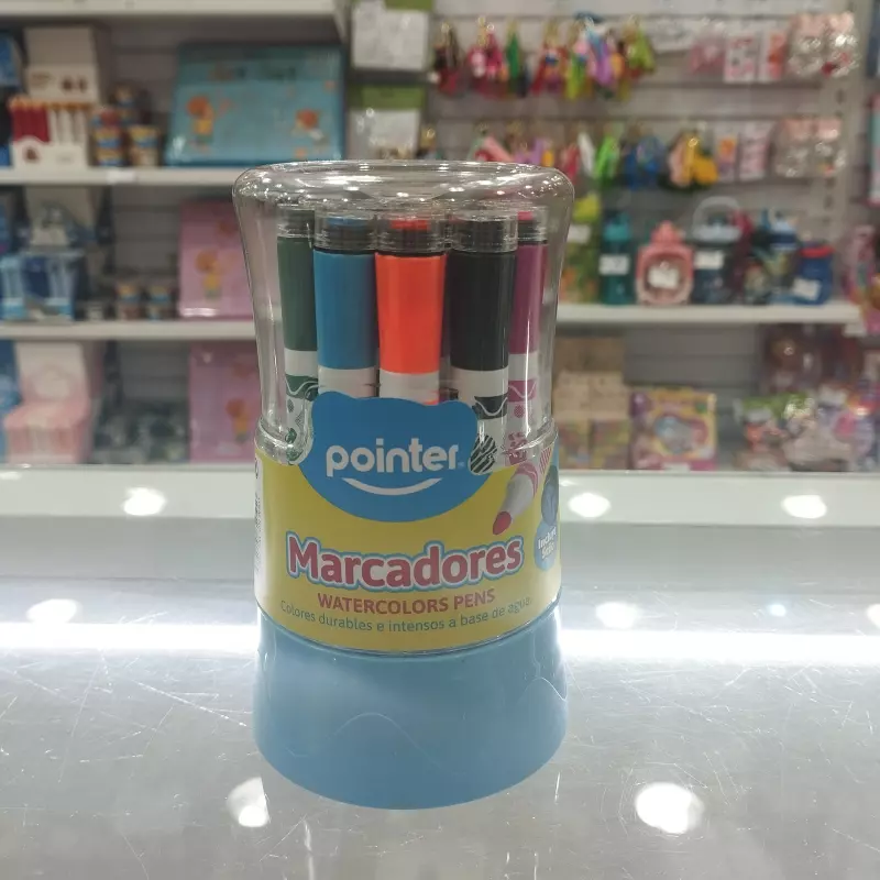 Marcadores con sellos pointer