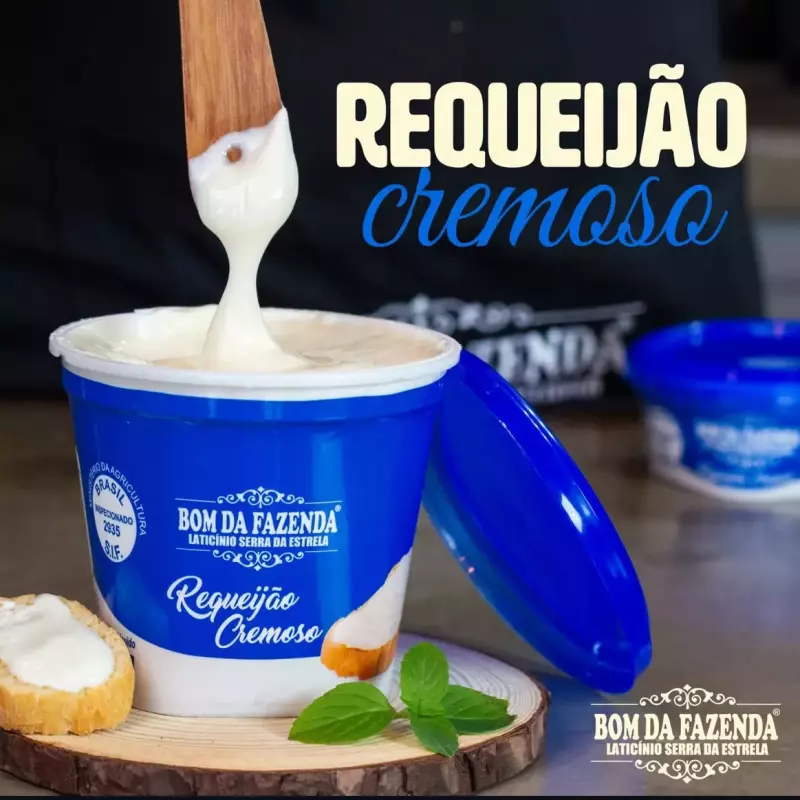 Requeijão Cremoso Bom da Fazenda