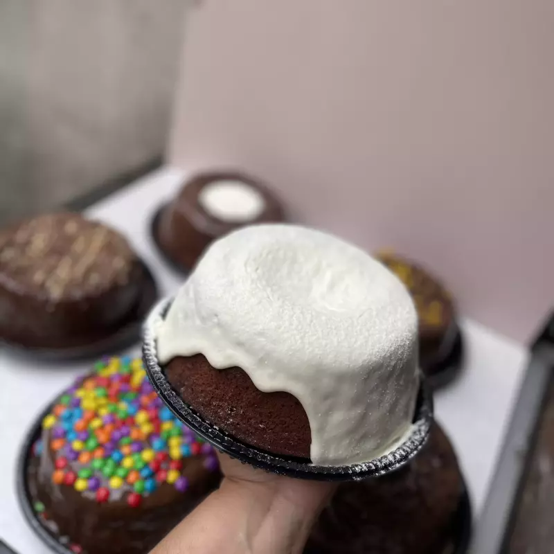 Bolo vulcão de chocolate ninho (M)