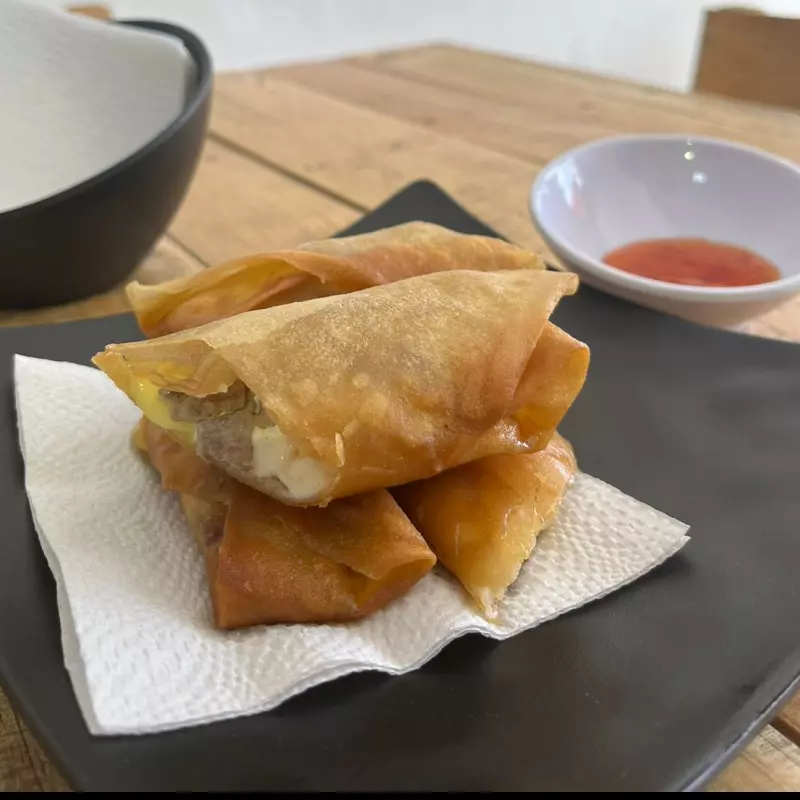 Rollos primavera de res