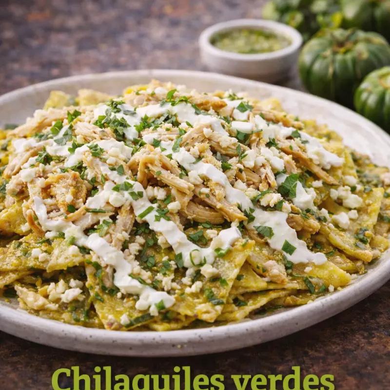 (GL) Chilaquiles "Jardinn Verde"
