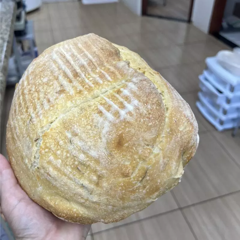 Pão Batata Provolone e Alecrim