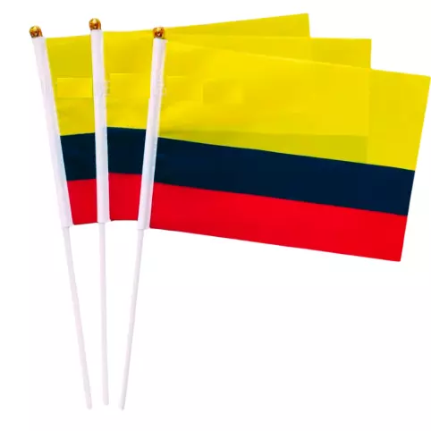 BANDERINES DE COLOMBIA X 6 UNID