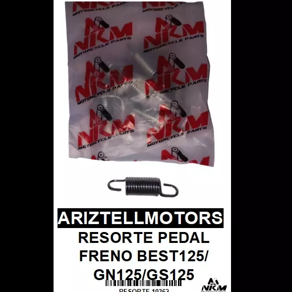RESORTE PEDAL FRENO BEST125/GN125/G