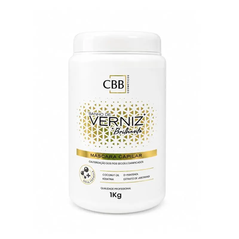 MÁSCARA CAPILAR BANHO DE VERNIZ 1KG