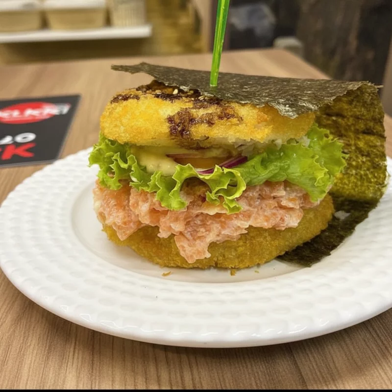 228. Salmão em cubos