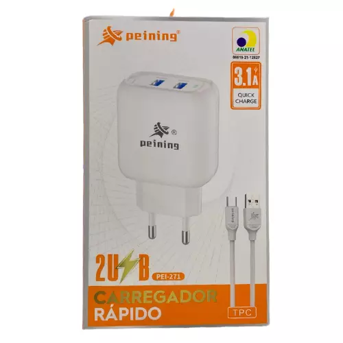 CARREGADOR PEINING TIPO-C PEI-271
