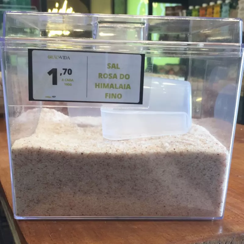 Sal rosa do Himalaia grosso