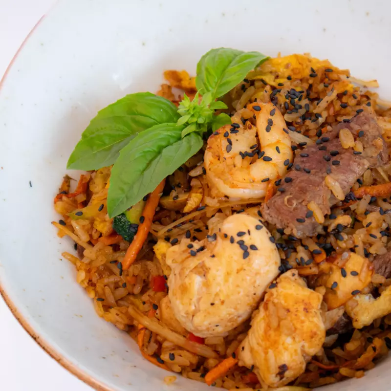 Arroz al estilo Chaufa Trilogia