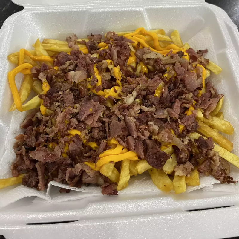 BATATA C/ CHEDDAR E BACON