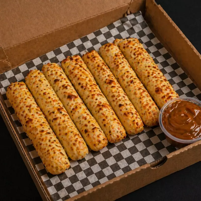 Palitos con salsa Manjar