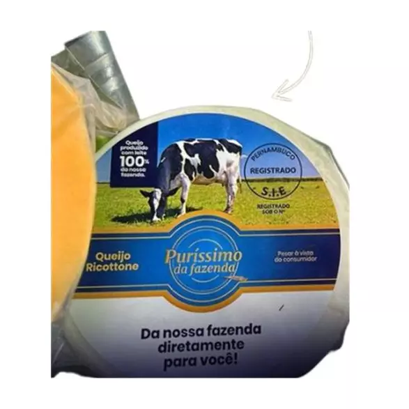 Queijo Ricotone Purissimo da Fazenda
