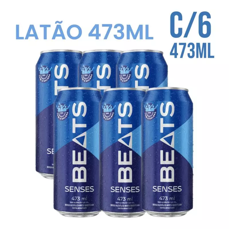 Latão Skol Beats Senses 473ml C/6