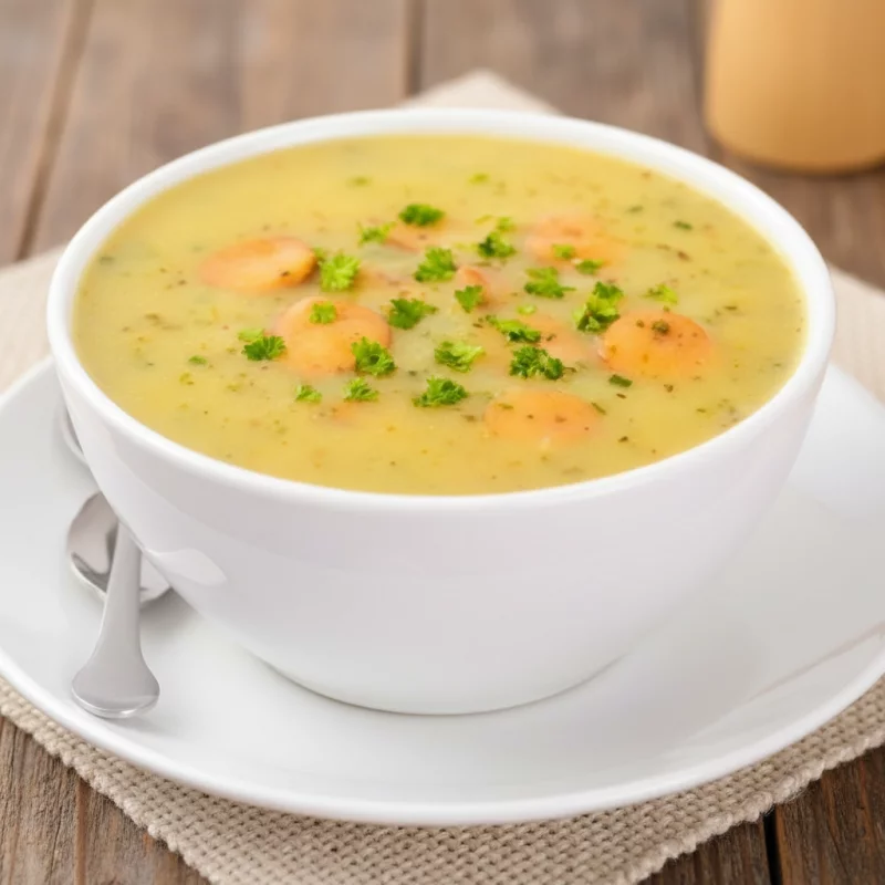 Creme de aipim de Frango com bacon