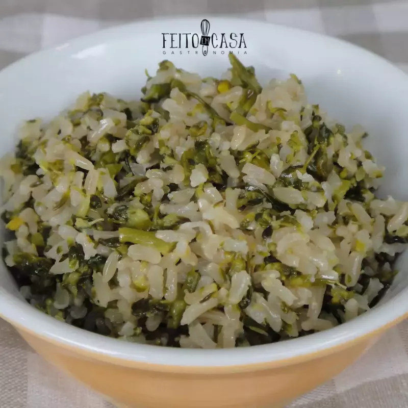 Arroz Integral com Brócolis