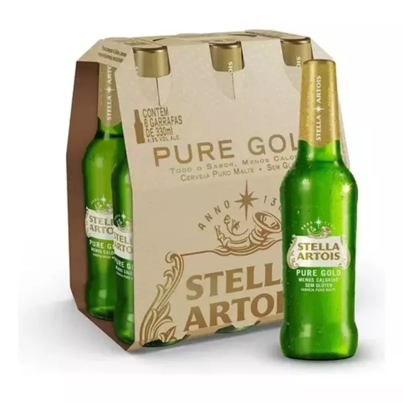 Stella pure Gold 330Ml c/24unid.