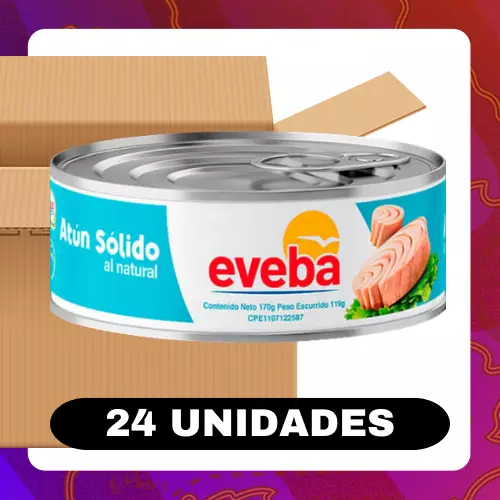 Bulto Eveba Atún Natural 170g
