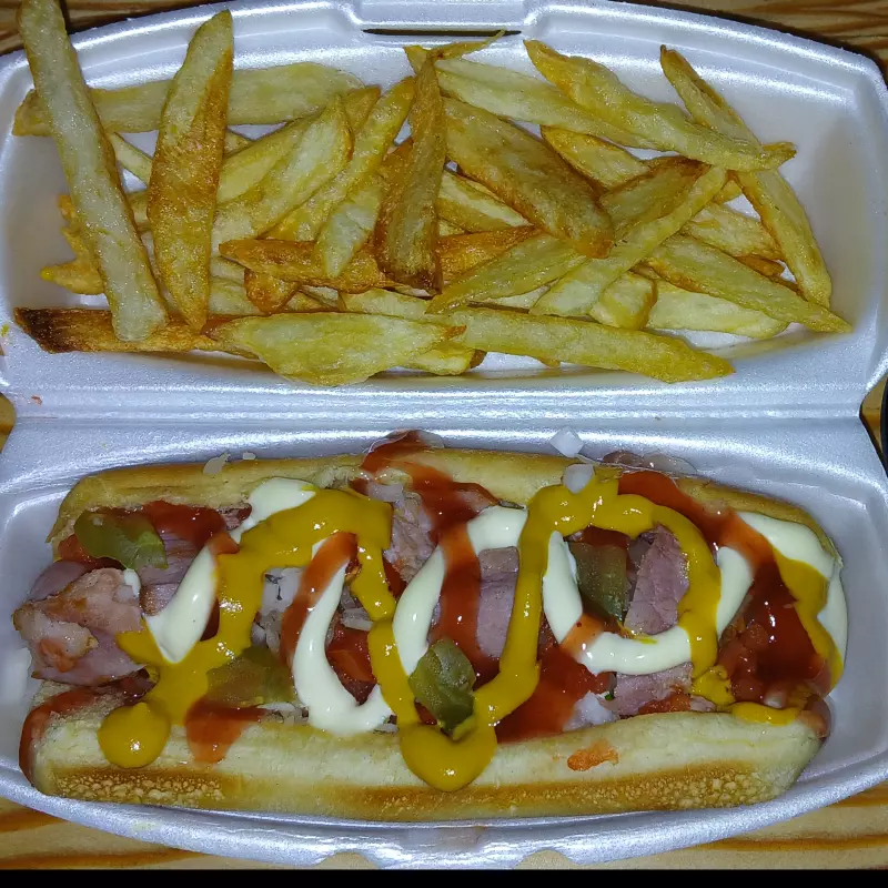 HOT-DOG CON TOCINO