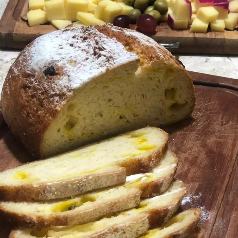 Cúrcuma c/ parmesão congelado/fatiad