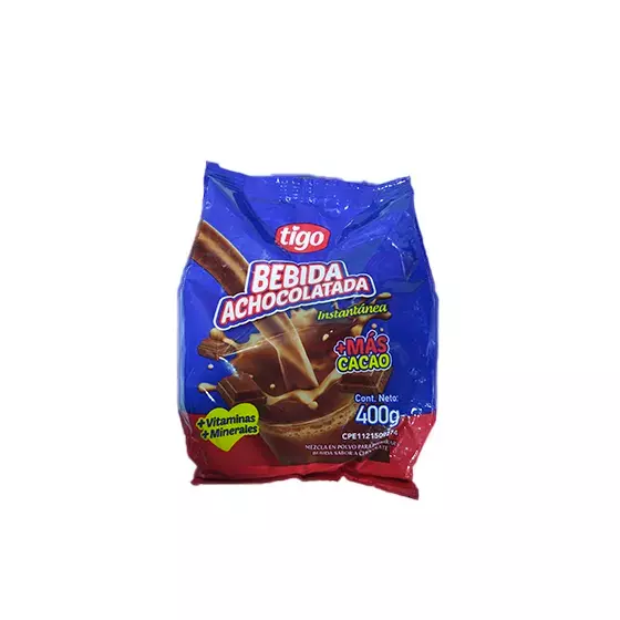 Bebida achocolatada 400gr Tigo