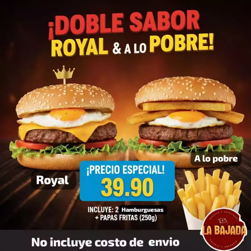 PROMO! ROYAL+A LO POBRE