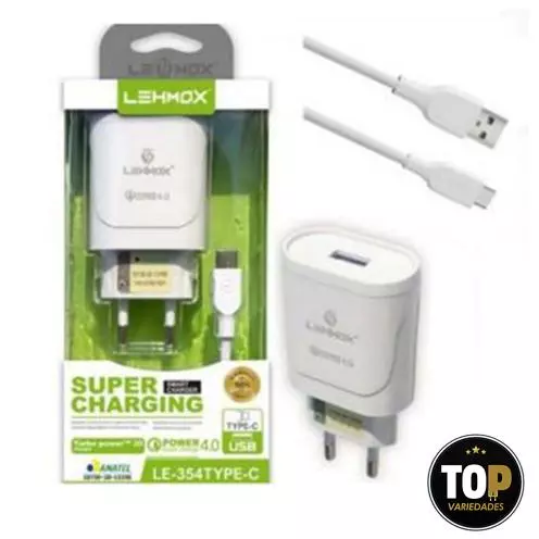 Carregador Type C 1m Le-354 Branco(cópia)