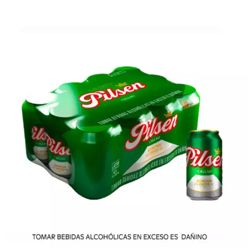 Twelve (12 und) Pack Lata Pilsen 355