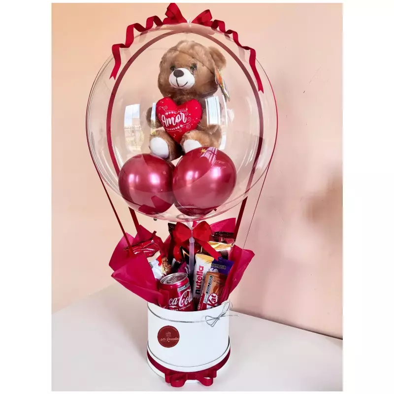 Box C/ pelúcia Dentro do Balão