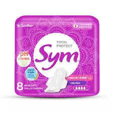 ABSORVENTE SYM C/ABAS 8UN SUAVE