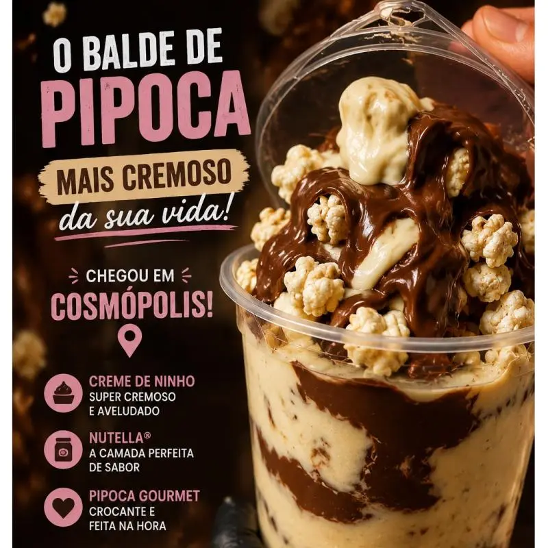 BALDE DE PIPOCA (balde de 500ml)